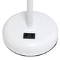 LimeLights Stick Lamp w/Charging Outlet & Fabric Shade - image 3