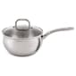 BergHOFF Belly Shape Stainless Steel 8in. Saucepan w/ Glass Lid - image 1