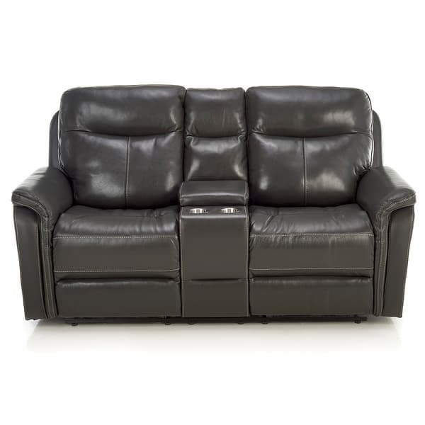 Marks & Cohen Palermo Power Reclining Console Loveseat - image 