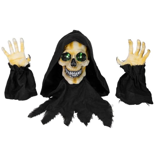 Northlight Seasonal 8in. LED Grim Reaper Outdoor Decor
