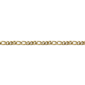 Mens Lynx Gold-Tone Plated Figaro Chain Necklace & Bracelet Set - image 4