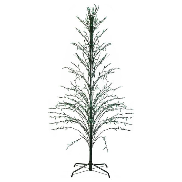 Northlight Seasonal 4ft. Pre-Lit Slim Cascade Twig Christmas Tree - image 