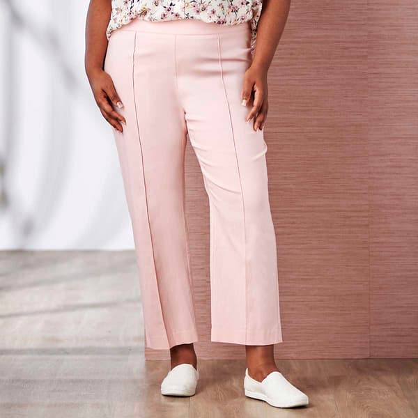 Petite Emaline Enchanted Bloom Pull On Straight Casual Pants