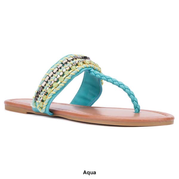 Womens New York & Company Joyce Flip Flops