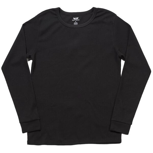 Mens Smith & Eagle Waffle Thermal Long Sleeve Shirt - image 