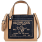 True Religion Arvin Buddha Motif Crossbody Tote - image 1