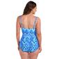 Womens Maxine Artisan Ikat Twist Front One Piece Swimsuit - image 2