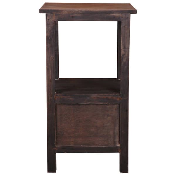 Besthom Chic Cottage End Table with 2 Drawers