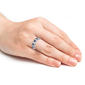 Nova Star® 1/2ctw. Lab Grown Diamond Sapphire Channel Band Ring - image 5
