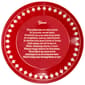 Home Essentials Red Christmas Prayer Giving Plate - image 1