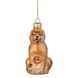 Northlight Seasonal Glass Leopard Christmas Ornament