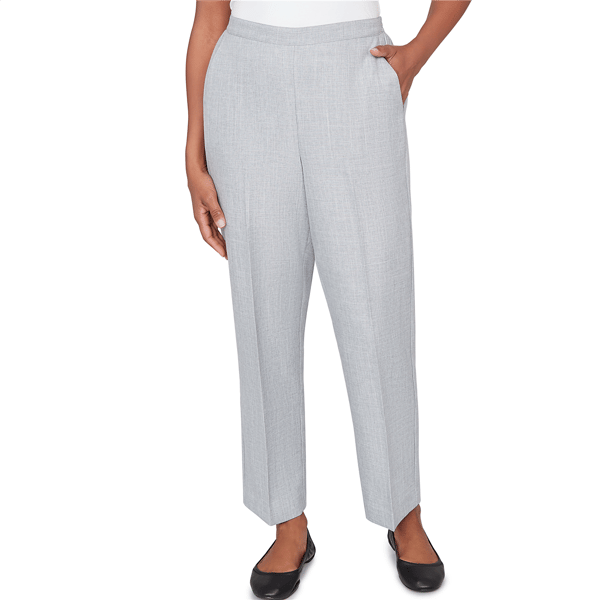 Womens Alfred Dunner Al Fresco Tailored Flat Front Slant Pocket