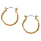 Design Collection Small Gold Polished Hoop Earrings - image 1