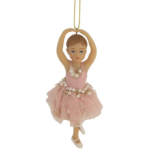Northlight Seasonal 4.25in. Ballerina Girl Christmas Ornament - image 