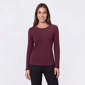Petite Architect(R) Long Sleeve Round Neck Pointelle Tee - image 1