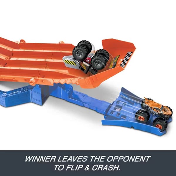 Hot Wheels® Sharks vs Dinos Racedown Destruction Track Set
