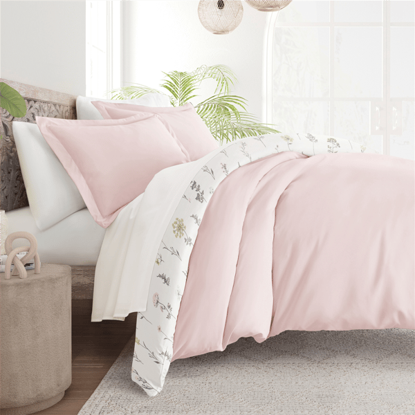 Soft Essentials Ultra Soft Wildflower Reversible Duvet Cover Set