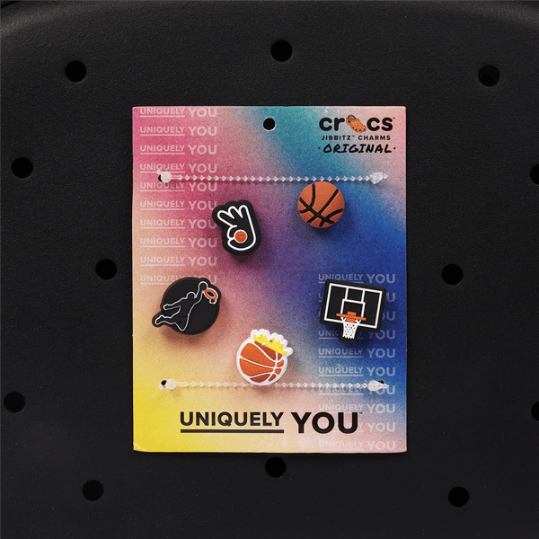 Crocs™ Back to School Black Backpack with Sports Jibbitz™ Charms