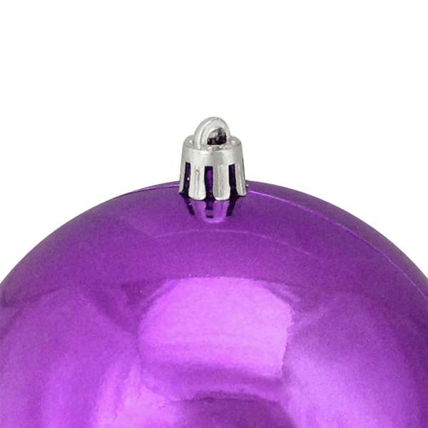 Northlight Shiny Purple Shatterproof Christmas Ball Ornament