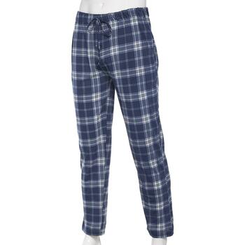 Mens Preswick & Moore Plaid Navy Knit Pajama Pants - Boscov's