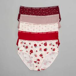 Womens Laura Ashley 5pk Brushed Micro Brief