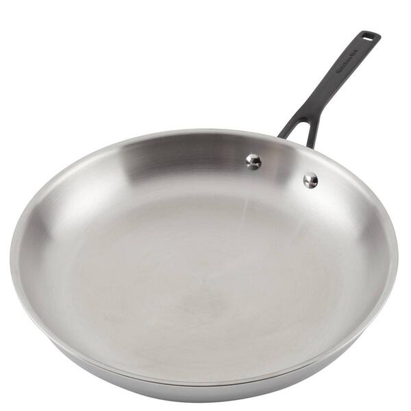KitchenAid&#174; 12.25in. 5-Ply Clad Stainless Frying Pan
