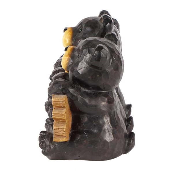 Hi-Line Gift Bear Family with Welcome Sign Garden Statue