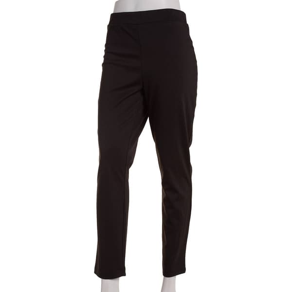 Womens Preswick & Moore&#40;R&#41; Solid Pull On Ponte Butt Lift Pants - image 