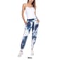 Womens White Mark Tie Dye Harem Joggers - image 6
