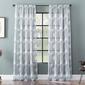 Colossal Modern Print Slub Rod Pocket Sheert Curtains - image 1