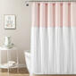 Lush Decor(R) Tulle Skirt Color Block Shower Curtain - image 1