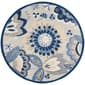 Nourison Aloha Floral Contemporary Round Rug - image 1