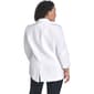 Plus Size Calvin Klein 3/4 Ruch Sleeve One Button Blazer - image 2