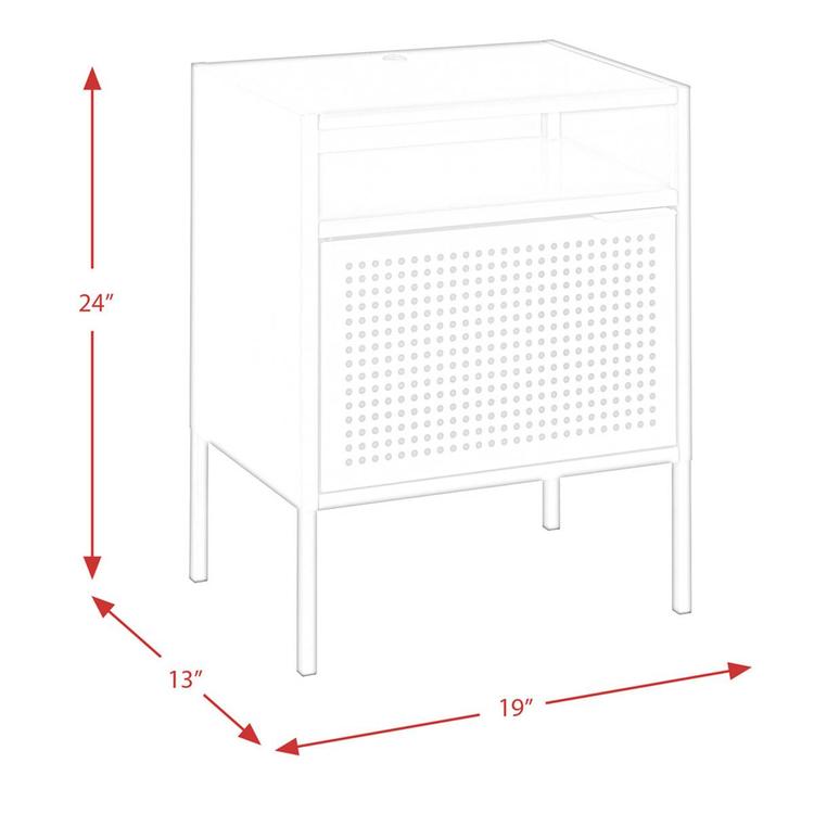 Elements Ember Nightstand