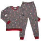 Girls Famjams Long Sleeve Gingerbread Printed Jogger Pajama Set - image 1