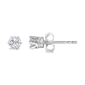 Haus of Brilliance 1/2ctw. Lab Grown Diamond Halo Stud Earrings - image 3
