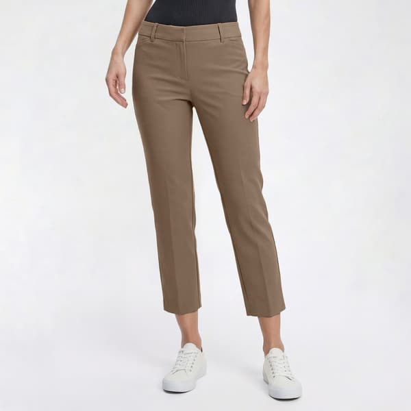 Petite Briggs Luxe Millennium Belt Loop Cropped Pants