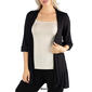Womens 24/7 Comfort Apparel Elbow Length Open Front Cardigan - image 8