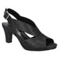 Womens Easy Street Christy Glitter Peep Toe Heels - image 1