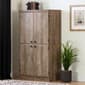 South Shore Morgan Weathered Oak 4-Door Storage Cabinet - image 2