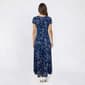 Womens Perceptions Short Sleeve Vine Side Tie Maxi Dress - image 2