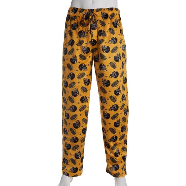 Mens Starting Point Pittsburgh Football Lounge Pajama Pants-Gold - image 