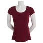Juniors Aveto Basic Scoop Neck Tee - image 1