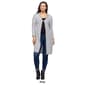 Womens 24/7 Comfort Apparel Long Sleeve Hooded Cardigan Shrug - image 4