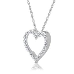 Nova Star® 1/10cttw. Lab Grown Diamond Heart Shape Pendant