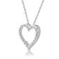 Nova Star&#174; 1/10cttw. Lab Grown Diamond Heart Shape Pendant - image 2