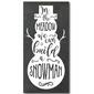 Courtside Market Build A Snowman Wrapped Canvas Wall Art - image 1