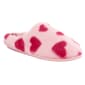 Womens Dearfoams Furry Heart Clog Slippers - image 1