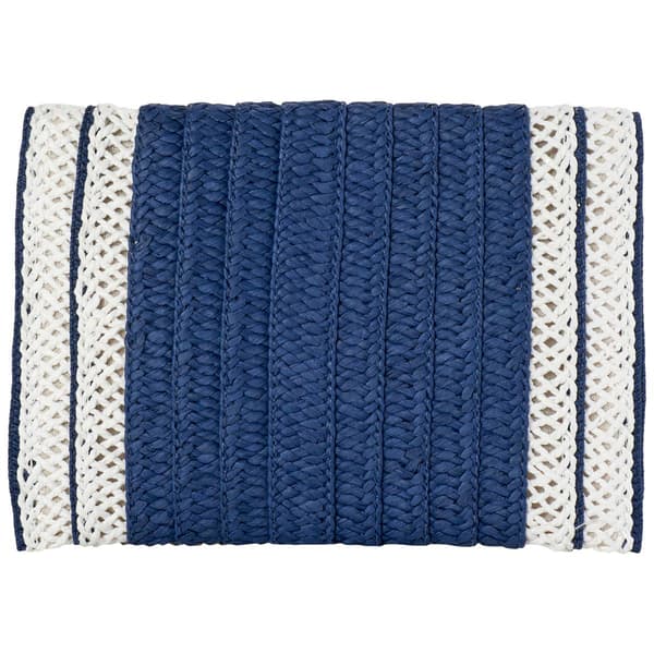 D''Margeaux Straw Flap Clutch