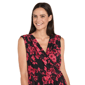 Women R&M Richards Daytime Crimson Bloom Tiered Mini Dress - image 3